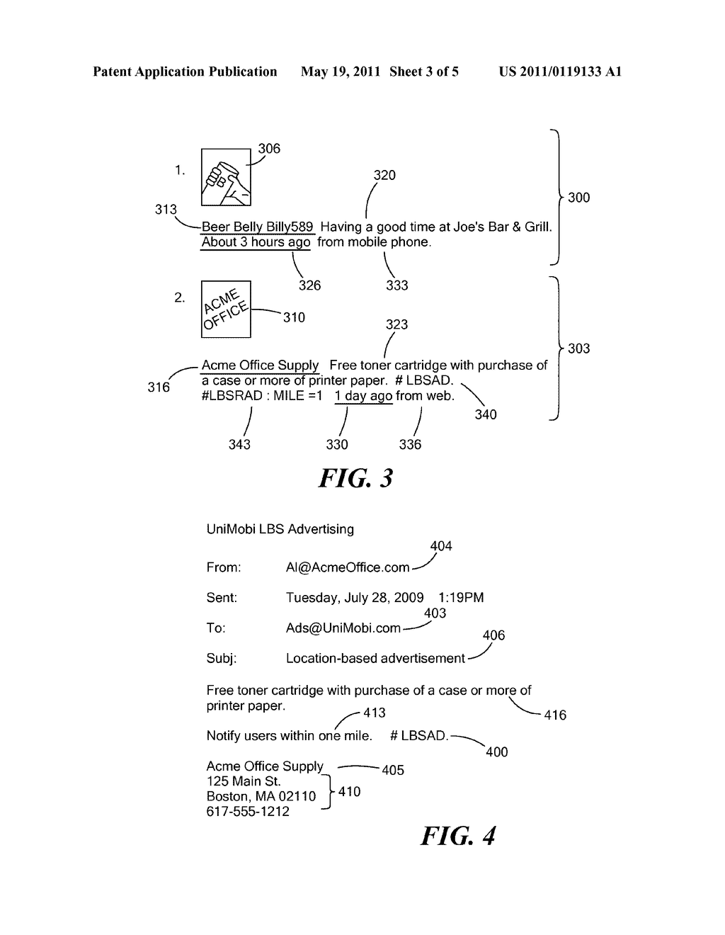 System and Method for Adding Advertisements to a Location-Based Advertising System - diagram, schematic, and image 04