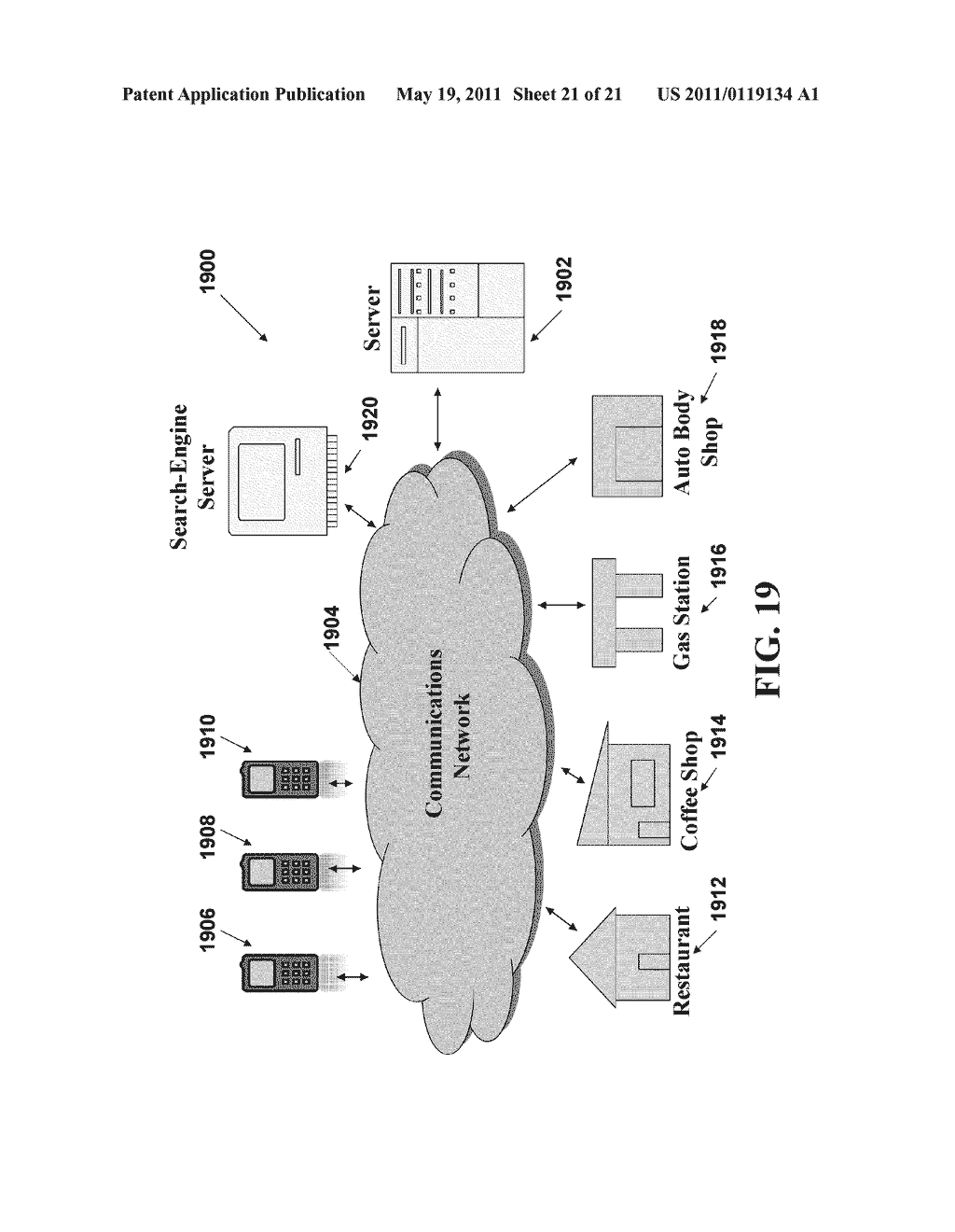 System and Method for Providing a User Terminal with Supplemental Information to a Search Result - diagram, schematic, and image 22