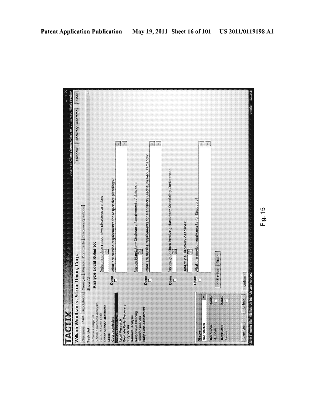 METHOD OF EARLY CASE ASSESSMENT IN LAW SUITS - diagram, schematic, and image 17