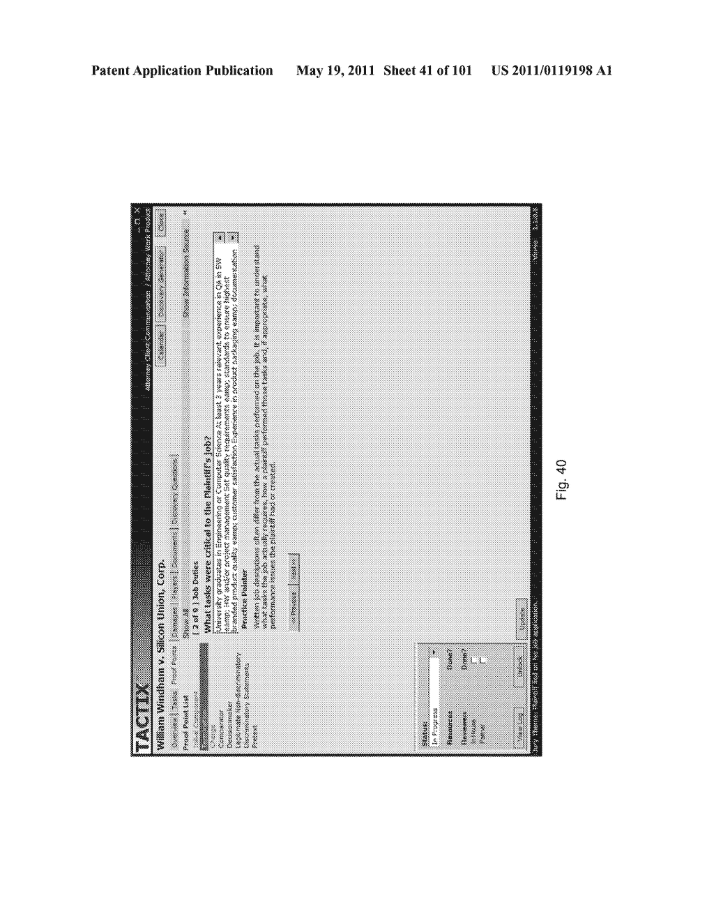 METHOD OF EARLY CASE ASSESSMENT IN LAW SUITS - diagram, schematic, and image 42