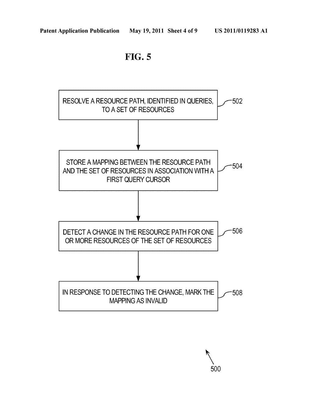 TECHNIQUES FOR EFFICIENT QUERIES ON A FILE SYSTEM-LIKE REPOSITORY - diagram, schematic, and image 05