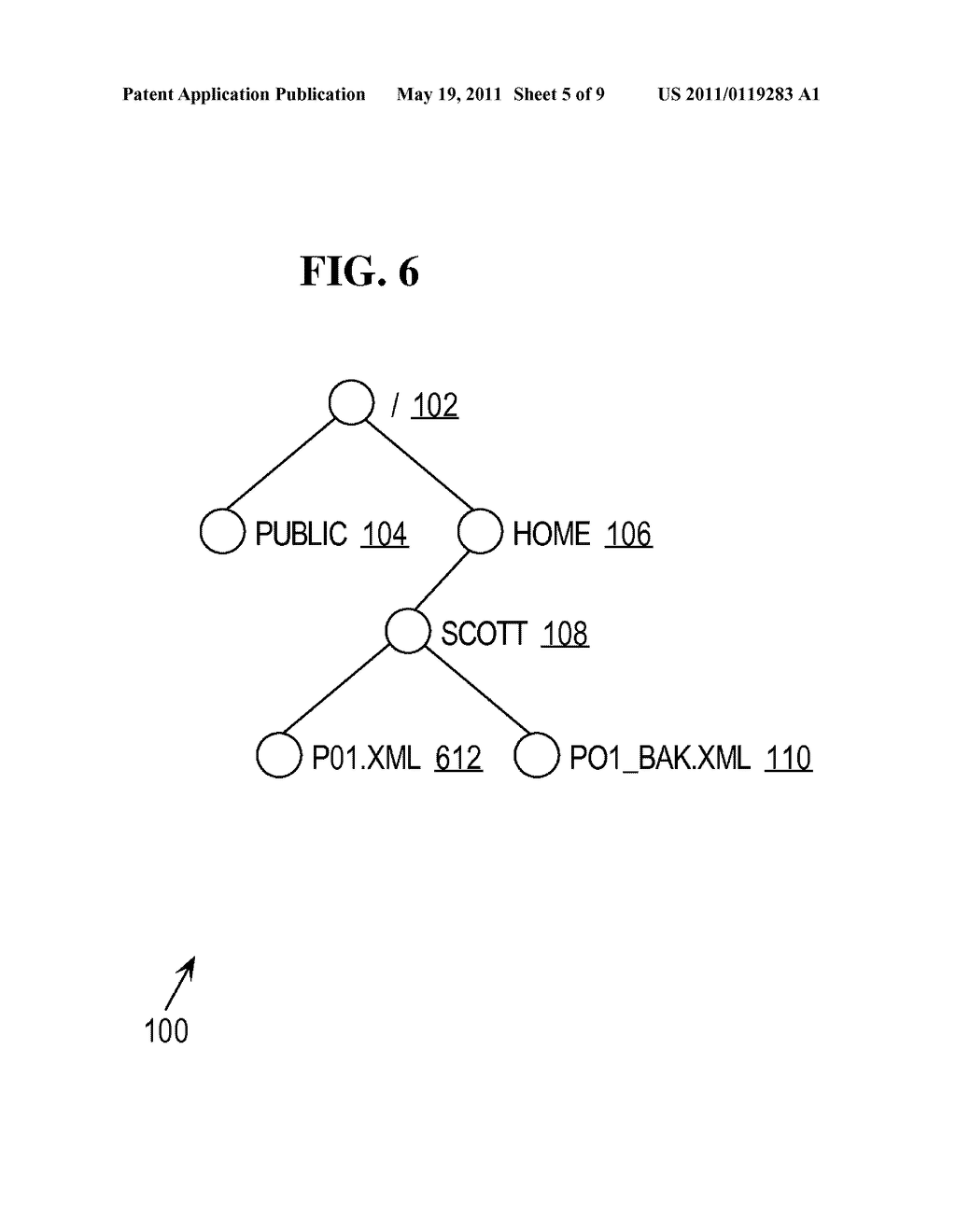 TECHNIQUES FOR EFFICIENT QUERIES ON A FILE SYSTEM-LIKE REPOSITORY - diagram, schematic, and image 06