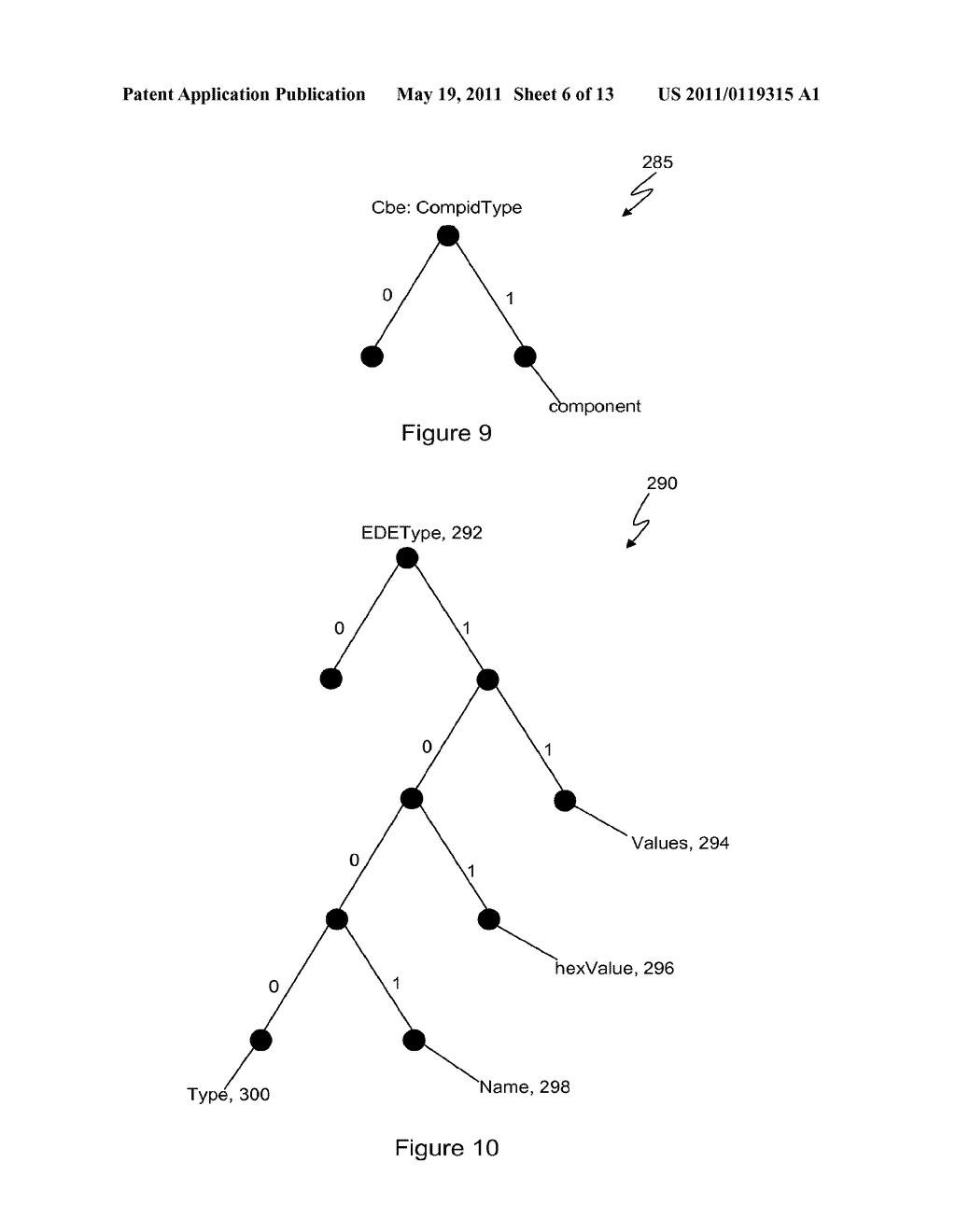 Generating a Statistical Tree for Encoding/Decoding an XML Document - diagram, schematic, and image 07