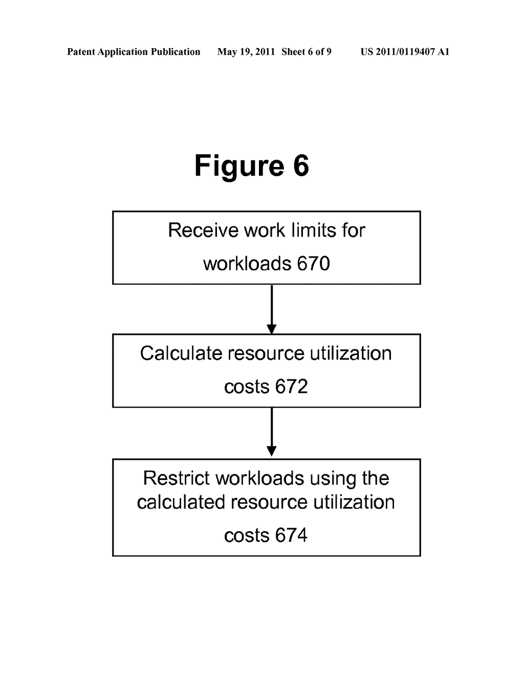 METHOD AND SYSTEM FOR IMPLEMENTING WORKLOAD MANAGEMENT BY MONITORING DISK UTILIZATIONS - diagram, schematic, and image 07