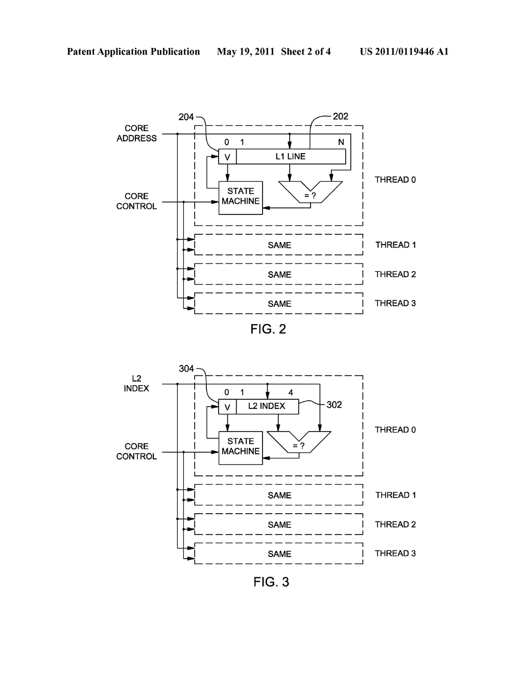 CONDITIONAL LOAD AND STORE IN A SHARED CACHE - diagram, schematic, and image 03