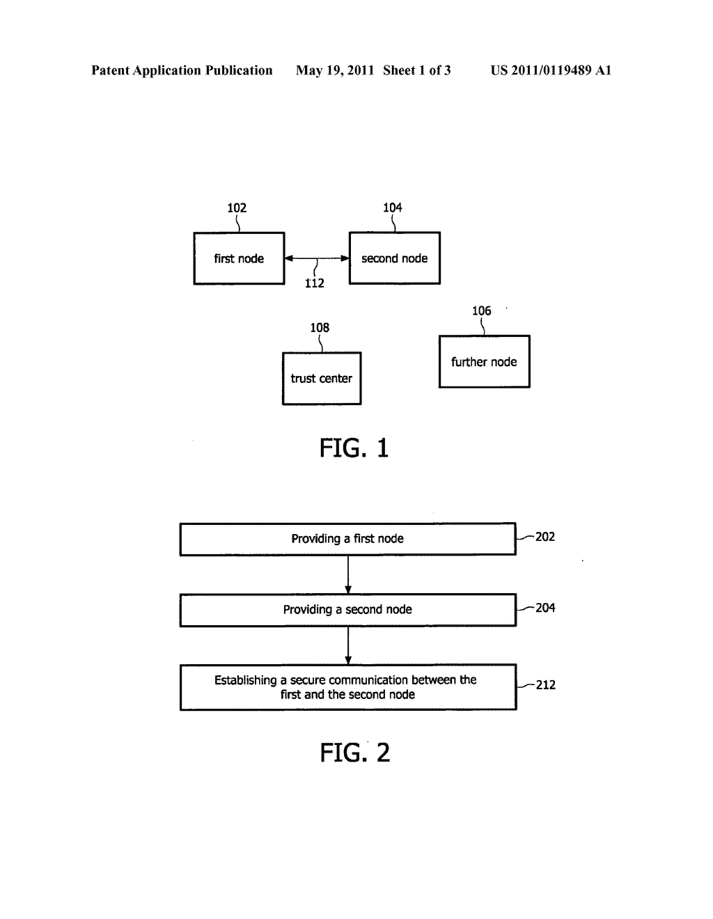 NETWORK AND METHOD FOR ESTABLISHING A SECURE NETWORK - diagram, schematic, and image 02