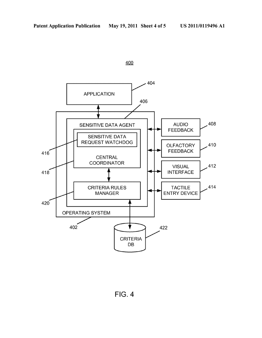 Methods, Systems, And Computer Program Products For Entering Sensitive And Padding Data Using User-Defined Criteria - diagram, schematic, and image 05