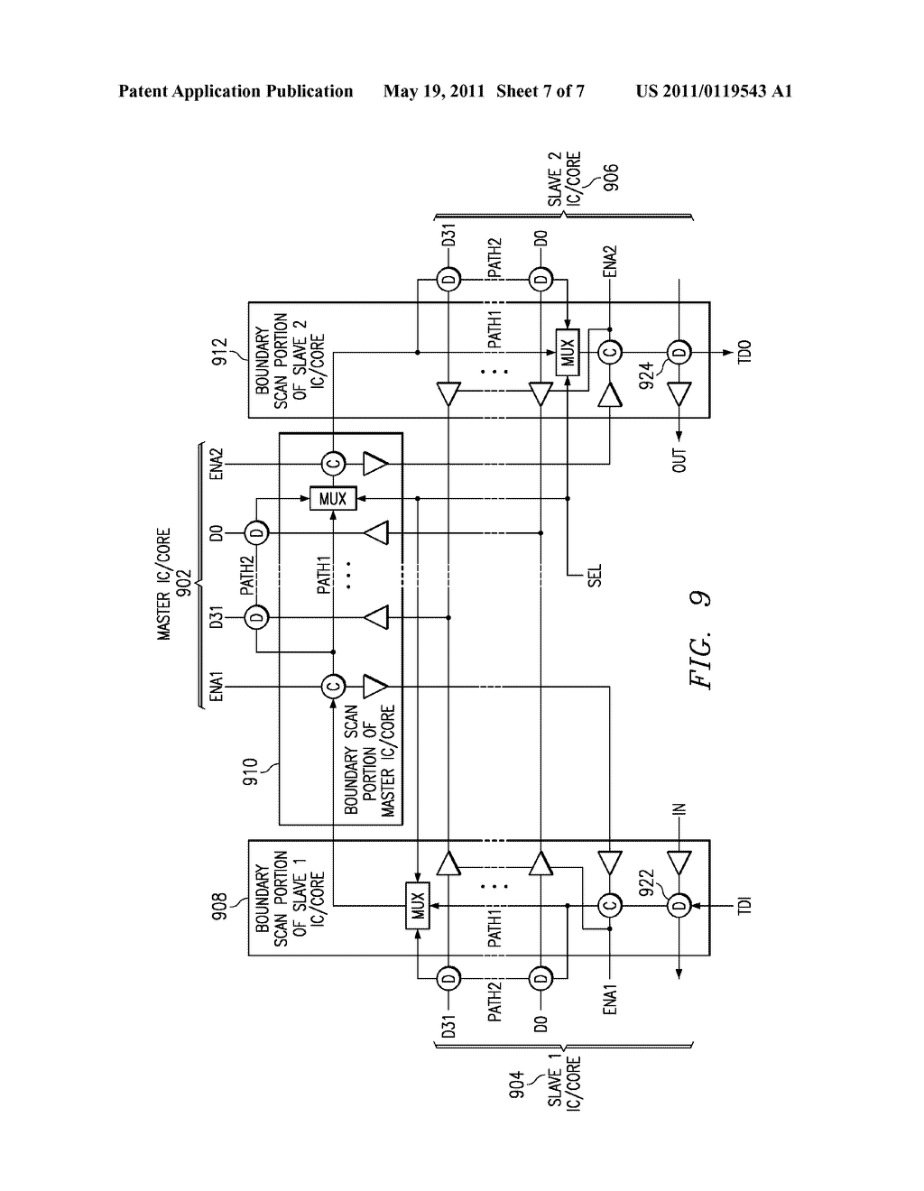 BOUNDARY SCAN PATH METHOD AND SYSTEM WITH FUNCTIONAL AND NON-FUNCTIONAL SCAN CELL - diagram, schematic, and image 08