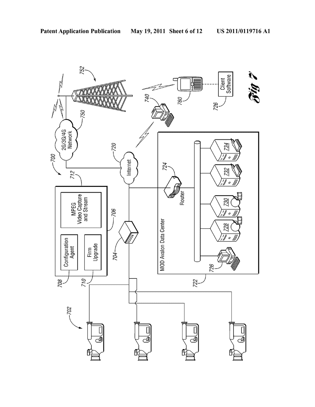 System and Method for Video Distribution Management with Mobile Services - diagram, schematic, and image 07