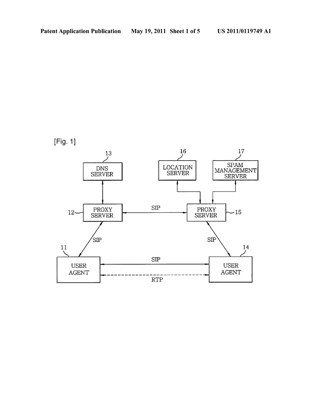 SYSTEM AND METHOD FOR FILTERING SIP-BASED SPAM - diagram, schematic, and image 02