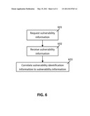 SYSTEM AND METHOD FOR IDENTIFYING AND ASSESSING VULNERABILITIES ON A MOBILE COMMUNICATION DEVICE diagram and image