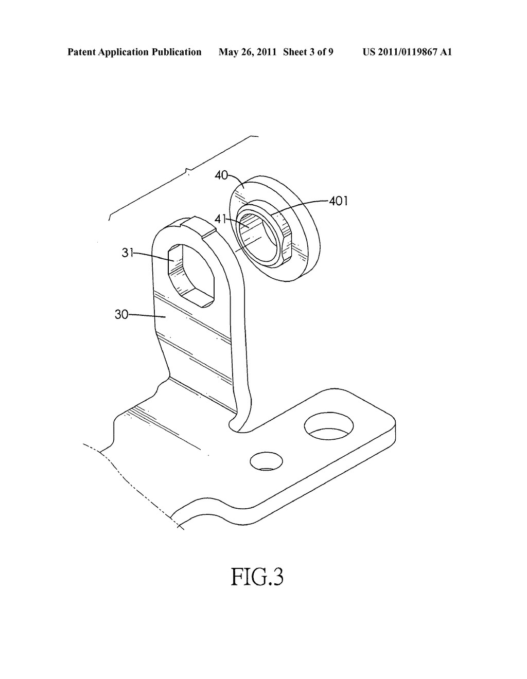 Hinge assembly - diagram, schematic, and image 04