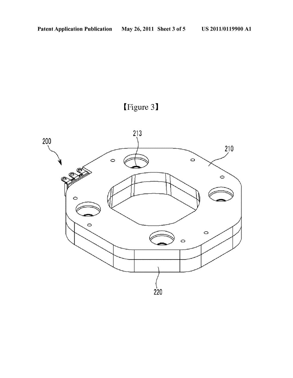 MANUFACTURING METHOD OF CIRCLE TYPE TERMINAL USED IN DRIVING MOTOR OF HYBRID VEHICLE - diagram, schematic, and image 04