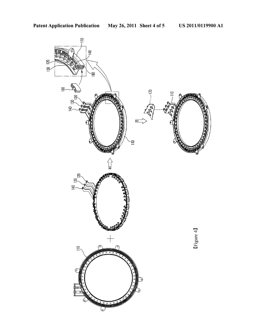 MANUFACTURING METHOD OF CIRCLE TYPE TERMINAL USED IN DRIVING MOTOR OF HYBRID VEHICLE - diagram, schematic, and image 05