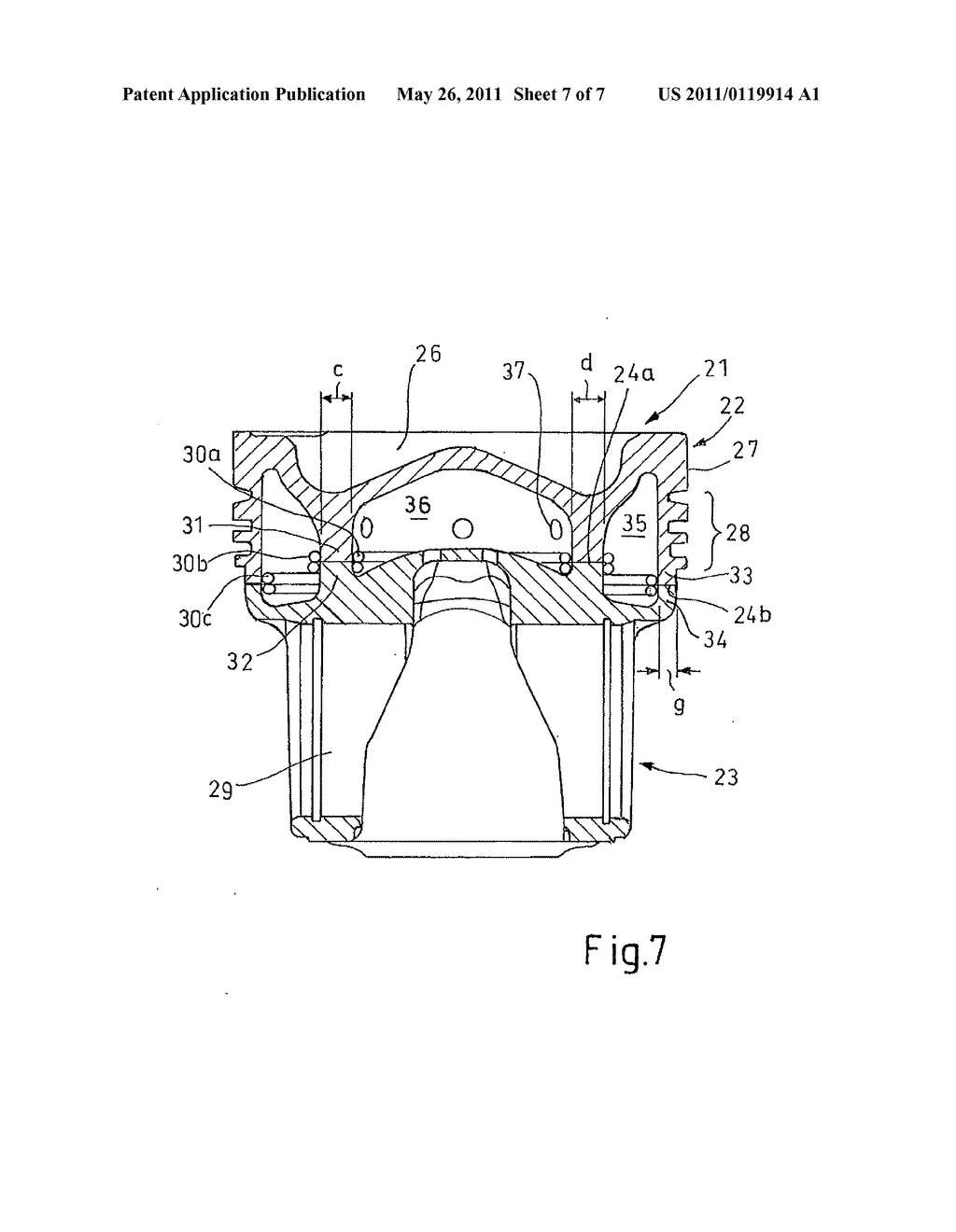 Piston For Internal Combustion Engines, Produced By Means of a Multi-Orbital Friction Welding Method - diagram, schematic, and image 08