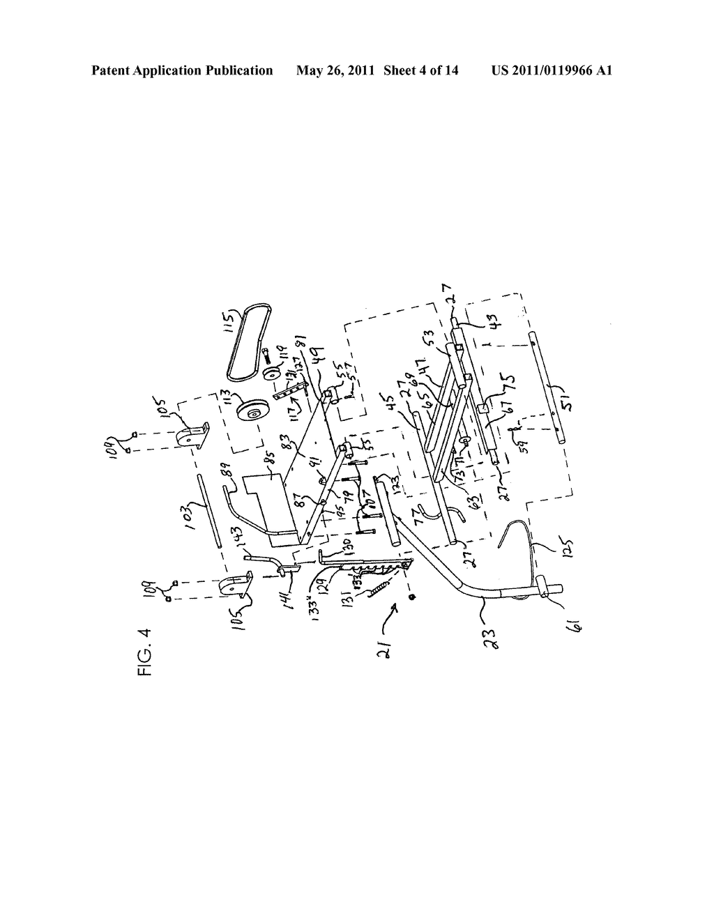 Operator propelled and/or guided portable trencher - diagram, schematic, and image 05