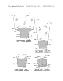 FLORAL SLEEVE HAVING AN ARCUATE UPPER END diagram and image