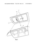 DEVICE FOR CLOSING OFF A WINDOW MADE IN A MOTOR VEHICLE, CORRESPONDING ROOF AND CORRESPONDING VEHICLE diagram and image