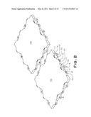 INTERLOCKING FLOOR SYSTEM WITH BARBS FOR RETAINING COVERING diagram and image