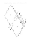 INTERLOCKING FLOOR SYSTEM WITH BARBS FOR RETAINING COVERING diagram and image