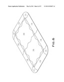 INTERLOCKING FLOOR SYSTEM WITH BARBS FOR RETAINING COVERING diagram and image