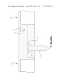 INTERLOCKING FLOOR SYSTEM WITH BARBS FOR RETAINING COVERING diagram and image