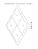 INTERLOCKING FLOOR SYSTEM WITH BARBS FOR RETAINING COVERING diagram and image