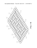 INTERLOCKING FLOOR SYSTEM WITH BARBS FOR RETAINING COVERING diagram and image