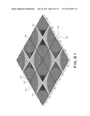 INTERLOCKING FLOOR SYSTEM WITH BARBS FOR RETAINING COVERING diagram and image