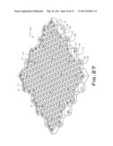 INTERLOCKING FLOOR SYSTEM WITH BARBS FOR RETAINING COVERING diagram and image