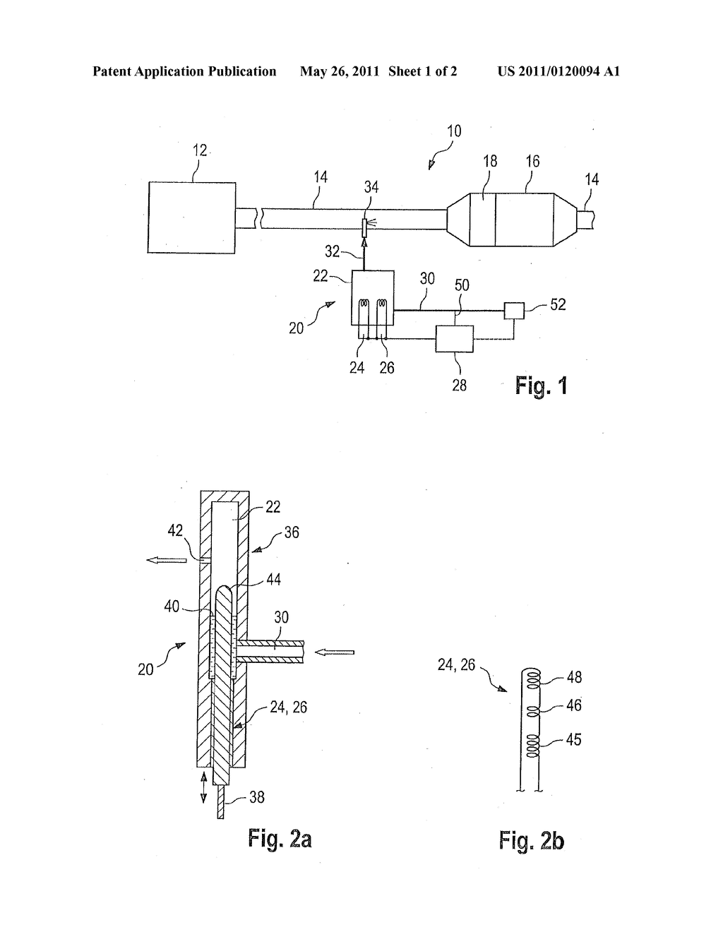 METHOD OF REGENERATING AN EXHAUST GAS PURIFICATION FILTER, AND VAPORIZER - diagram, schematic, and image 02