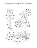 ANTI-KICKBACK INSERTABLE CHAIN AND REPLACEABLE TEETH THEREFOR diagram and image