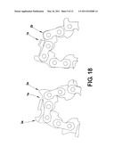 ANTI-KICKBACK INSERTABLE CHAIN AND REPLACEABLE TEETH THEREFOR diagram and image