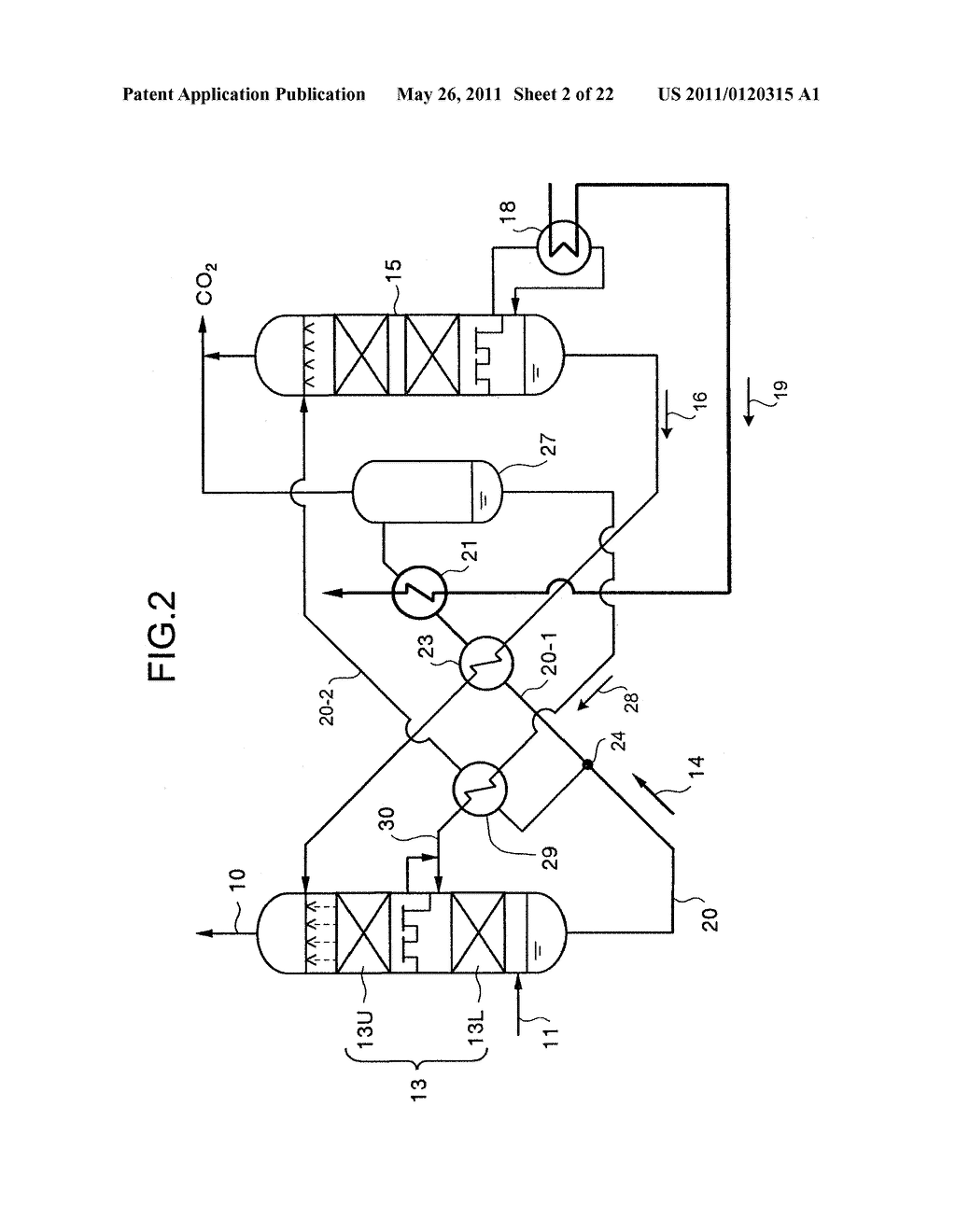 CO2 RECOVERY SYSTEM AND METHOD - diagram, schematic, and image 03