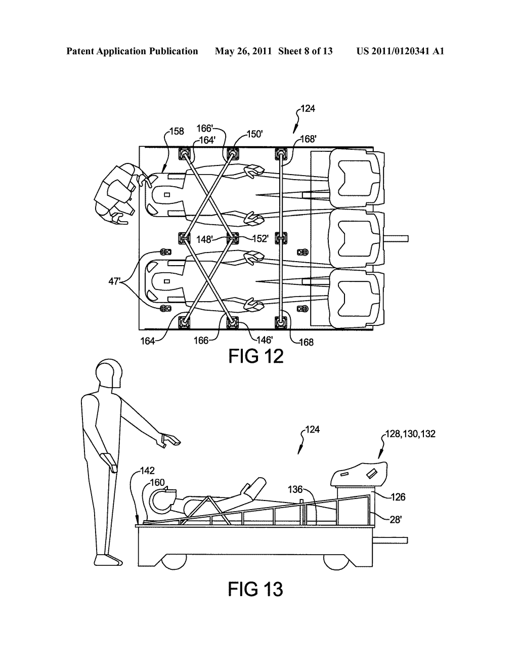 RAILWAY SERVICE VEHICLE HAVING WHEELCHAIR RESTRAINT - diagram, schematic, and image 09