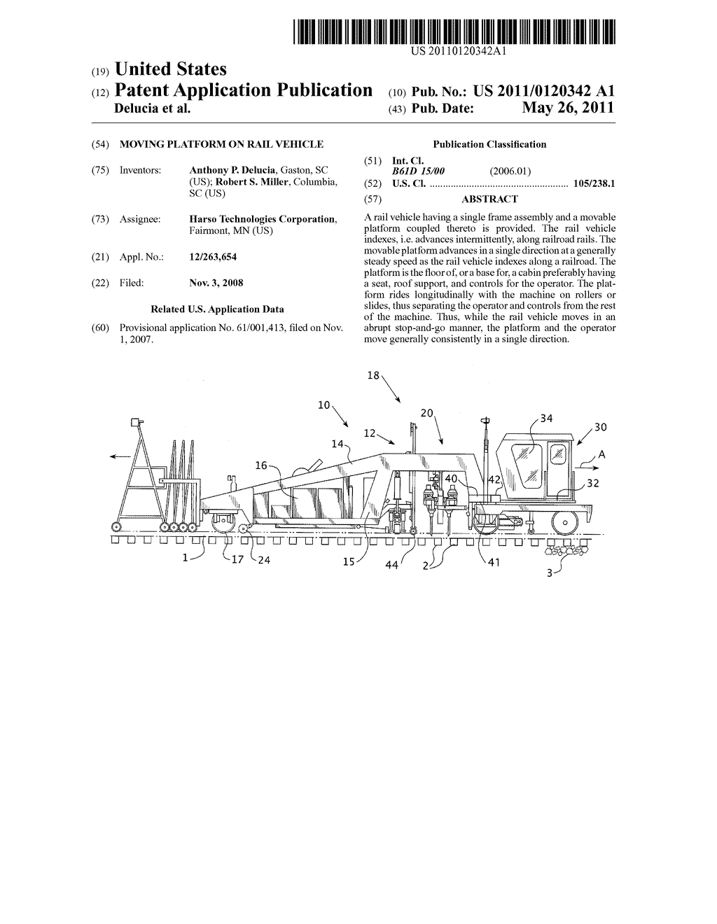 MOVING PLATFORM ON RAIL VEHICLE - diagram, schematic, and image 01