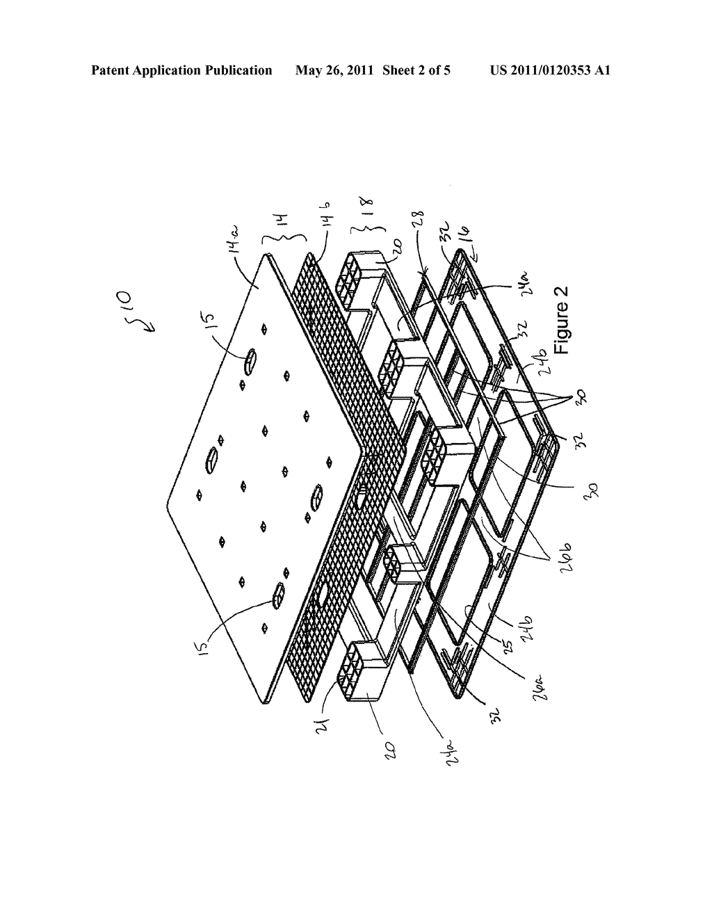 PLASTIC RACKABLE PALLET - diagram, schematic, and image 03