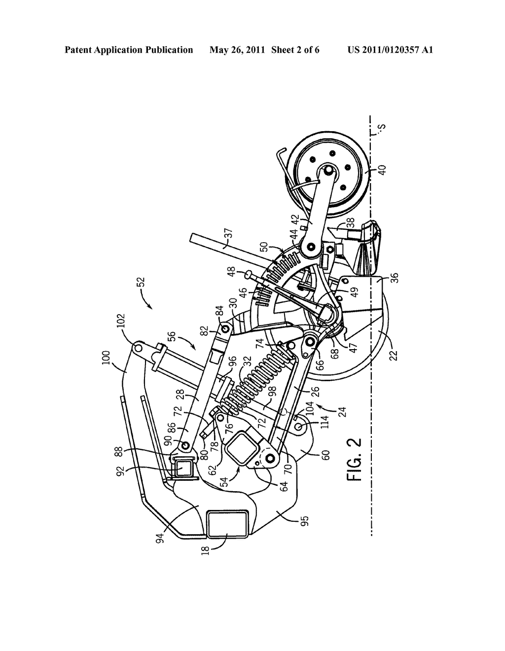 Down Pressure Adjustment Assembly For A Disc Opener Of An Agricultural Implement - diagram, schematic, and image 03