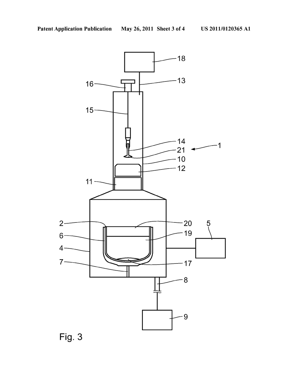 PROCESS FOR REMOVAL OF CONTAMINANTS FROM A MELT OF NON-FERROUS METALS AND APPARATUS FOR GROWING HIGH PURITY SILICON CRYSTALS - diagram, schematic, and image 04