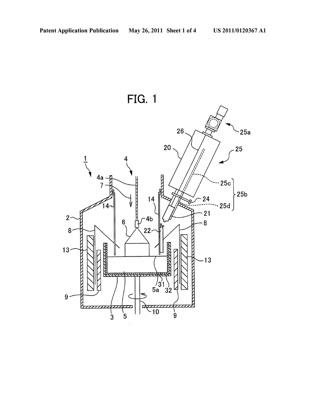 SILICON SINGLE CRYSTAL PULL-UP APPARATUS - diagram, schematic, and image 02