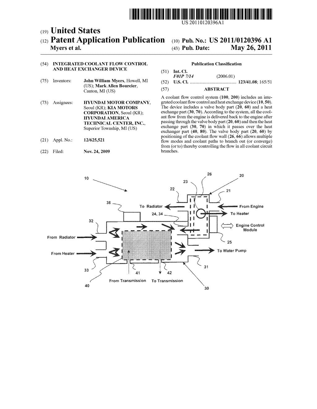 INTEGRATED COOLANT FLOW CONTROL AND HEAT EXCHANGER DEVICE - diagram, schematic, and image 01