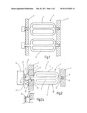 Radiant heating arrangement with distortion compensation diagram and image