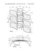 Tire Tread for Civil Engineering Machine diagram and image