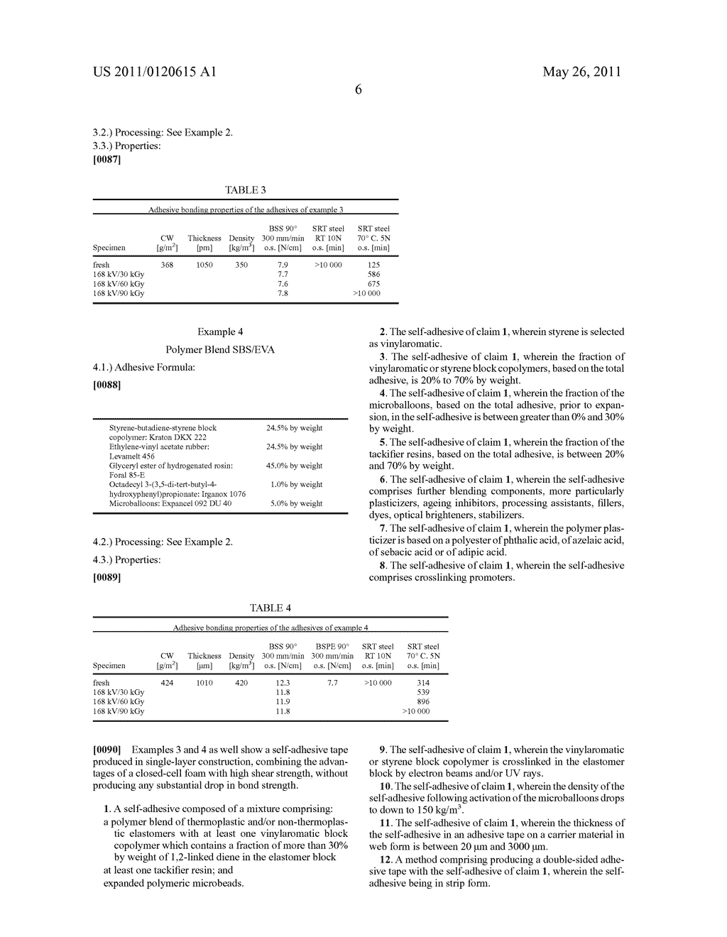 RADIATION-CROSSLINKABLE FOAMED SELF-ADHESIVE BASED ON VINYLAROMATIC BLOCK COPOLYMERS - diagram, schematic, and image 08