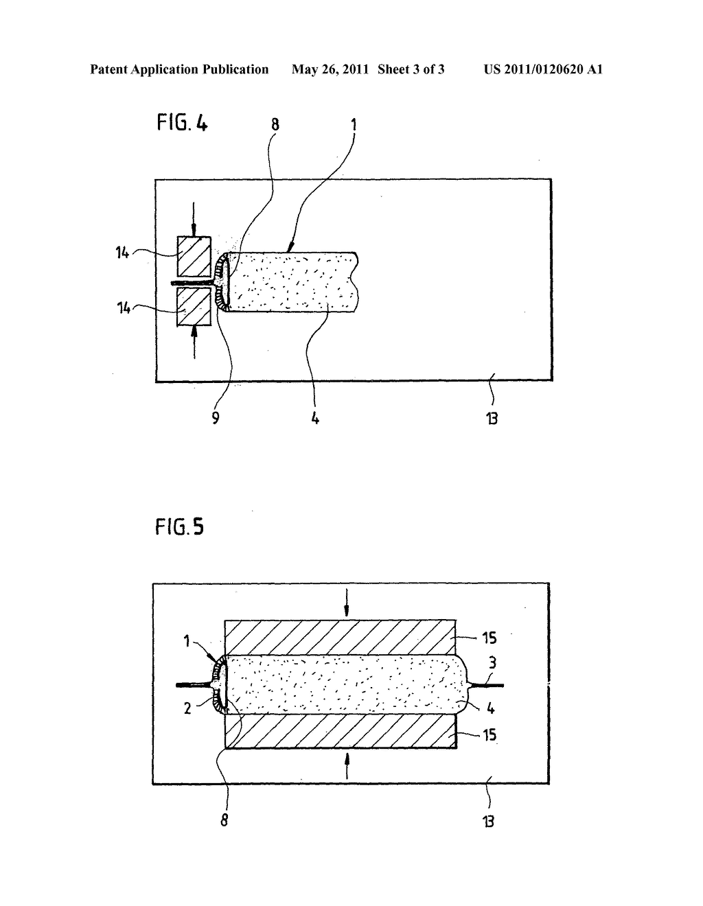 Method for the Production of a Vacuum Insulation Element Wrapped in a Film, Filled with Powder - diagram, schematic, and image 04