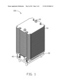 HEAT SINK ASSEMBLY HAVING A FIN ALSO FUNCTIONING AS A SUPPORTING BRACKET diagram and image