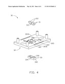 HEAT SINK ASSEMBLY HAVING A FIN ALSO FUNCTIONING AS A SUPPORTING BRACKET diagram and image