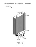 HEAT SINK ASSEMBLY HAVING A FIN ALSO FUNCTIONING AS A SUPPORTING BRACKET diagram and image