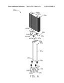 HEAT SINK ASSEMBLY HAVING A FIN ALSO FUNCTIONING AS A SUPPORTING BRACKET diagram and image