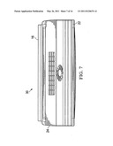 Combination portable computer cooling support and carrying case diagram and image